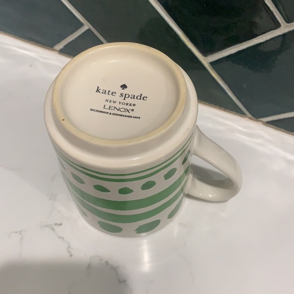 Last Chance!! Kate Spade Mug Green 80s/90s Design - Picture 4 of 4
